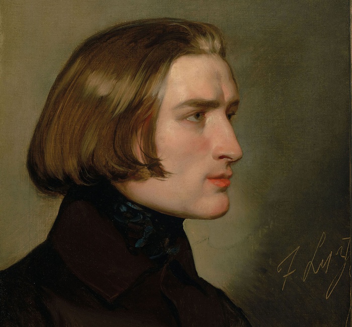 Portrait of Frans Liszt acquired by the Princely Collections of Liechtenstein